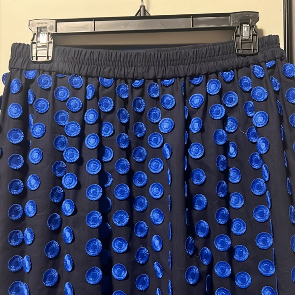 NWOT J. Crew Midi Skirt in Fringi Dots, size 4 - Picture 7 of 13
